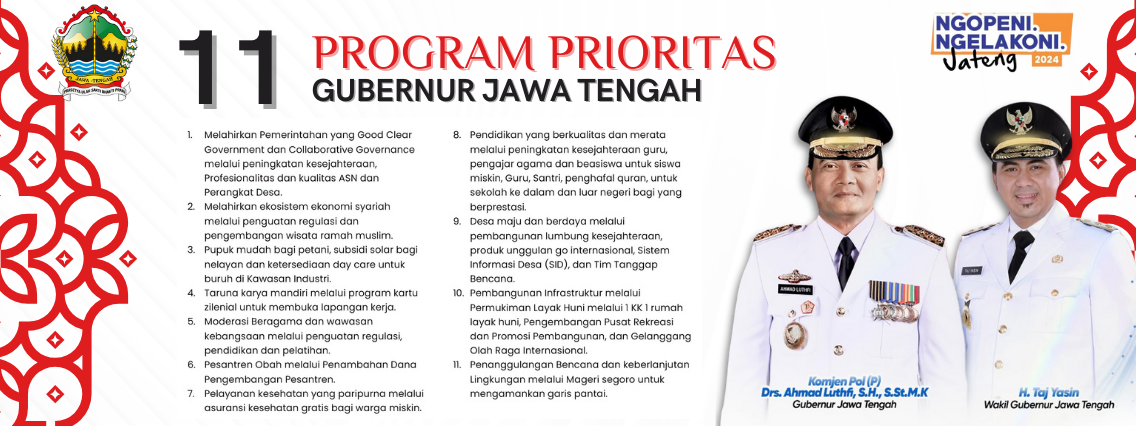 Program Prioritas Jawa Tengah