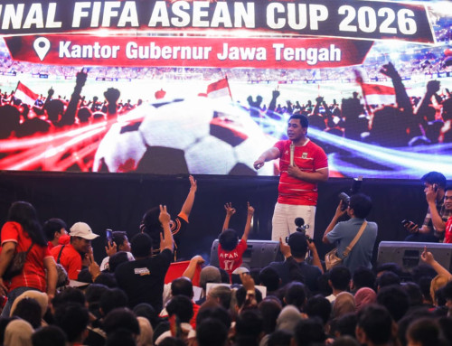 Indonesia Juara FIFA ASEAN Cup, Euforia Ribuan Orang Pecah di Halaman Kantor Gubernur Jateng